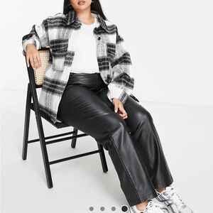 ASOS Curve Black and white jacket